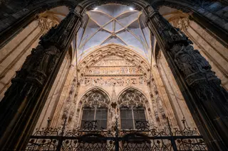 a very large cathedral with a very high ceiling